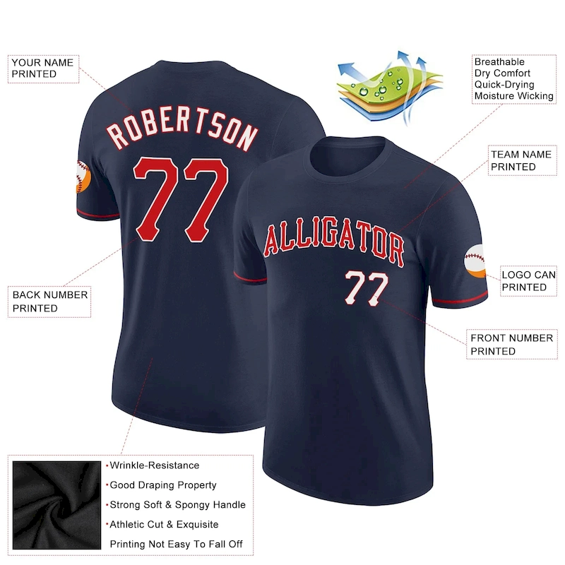 navy_0141-1.webp Custom Navy Red-White Performance T-Shirt - Image 2